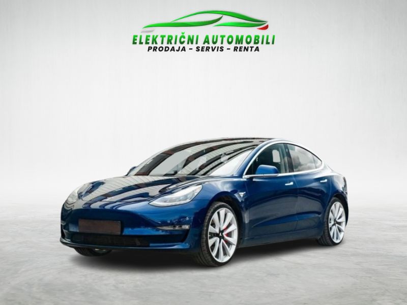 Tesla Model 3 Long Range Dual AWD BlueM